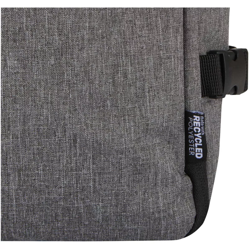 Libra plecak na laptopa o przekątnej 17 cali o pojemności 25 l wykonany z materiałów z recyclingu z certyfikatem GRS - Szary melanż (13011180)