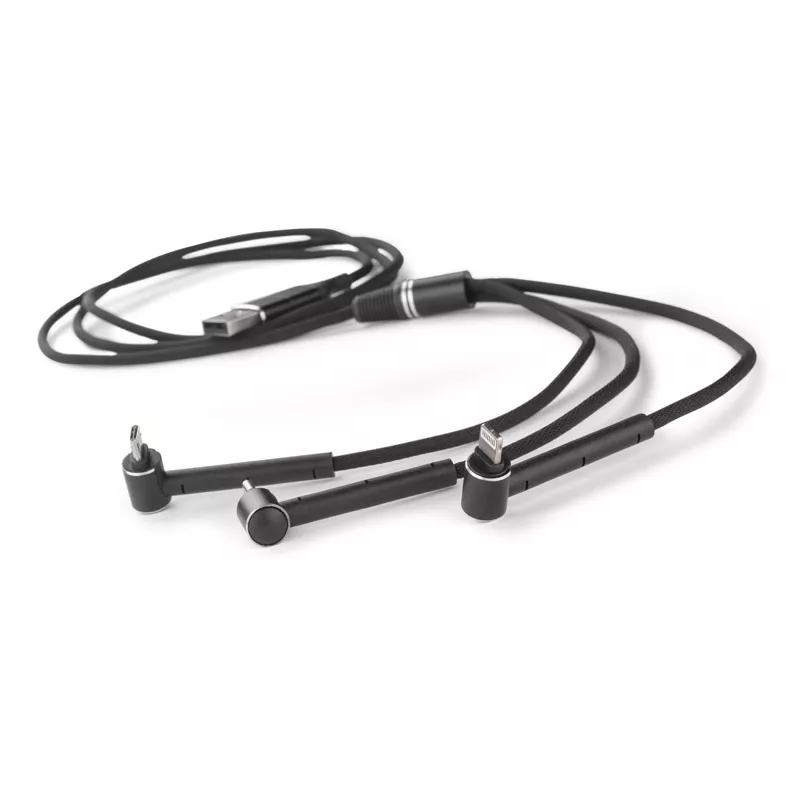 Kabel USB 6 w 1 RICO - czarny (09122-02S)