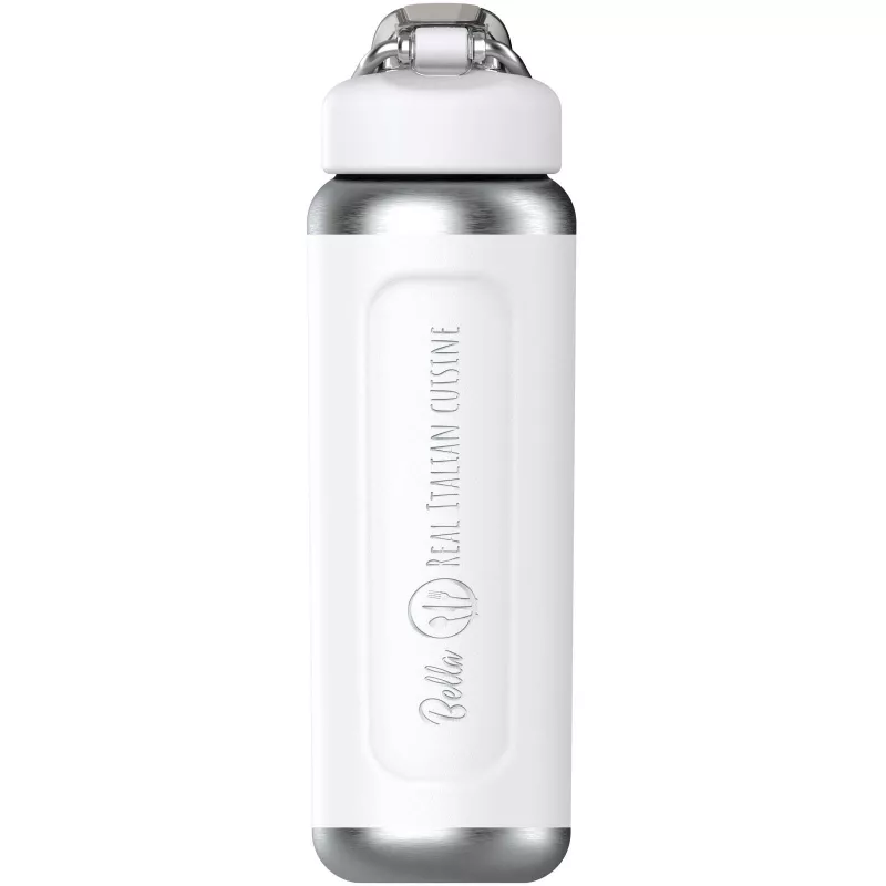Termoizolowany bidon na wodę Stanley Classic Wellspring 710 ml wykonany z recyklingowanej stali nierdzewnej - Biały (10098001)