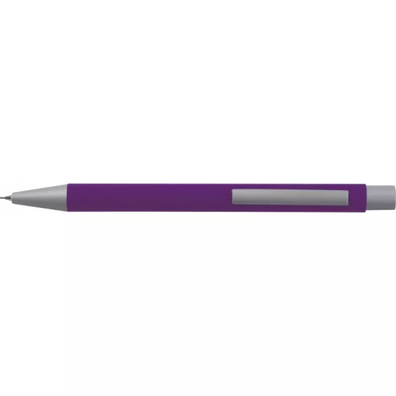 Ołówek automatyczny soft touch ANCONA - fioletowy (386912)