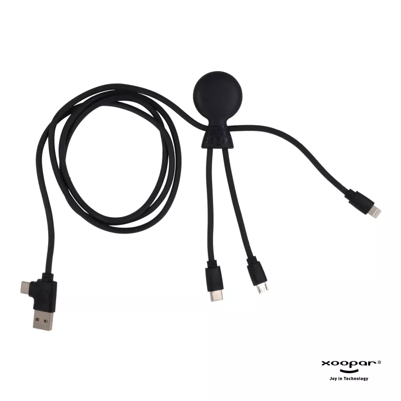 2088 | Xoopar Mr. Bio Long Eco Charging Cable - czarny (LT41006-N0002)