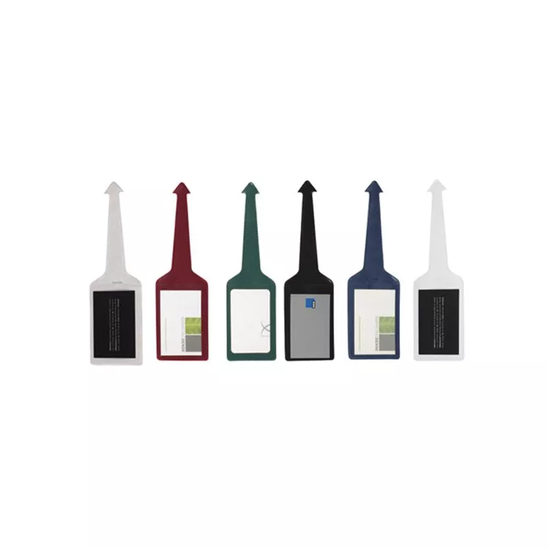 Zawieszka do bagażu z PCV - Biały (IP37044000)