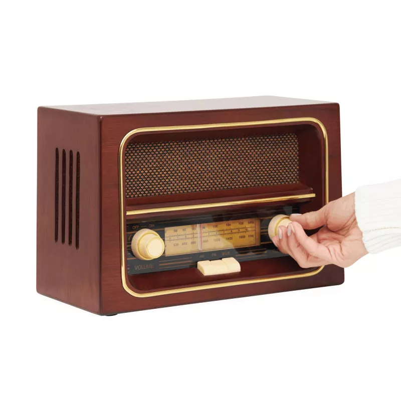 Radio bezprzewodowe AM/FM - brązowy (58-8106029)