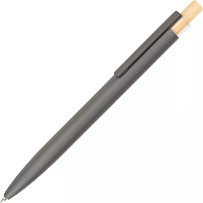 Zestaw piśmienny długopis półżelowy i ołówek automatyczny z aluminium z recyklingu SIEGFRIED - ciemnoszary (1442677)