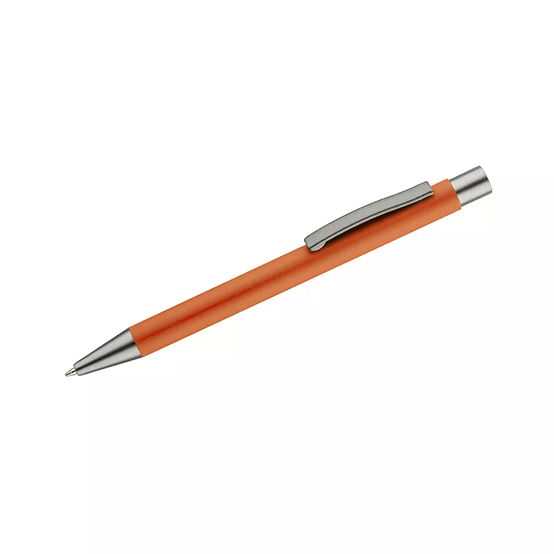 Długopis aluminiowy z gumowaną powierzchnią GOMA - pomarańczowy (19617-07)
