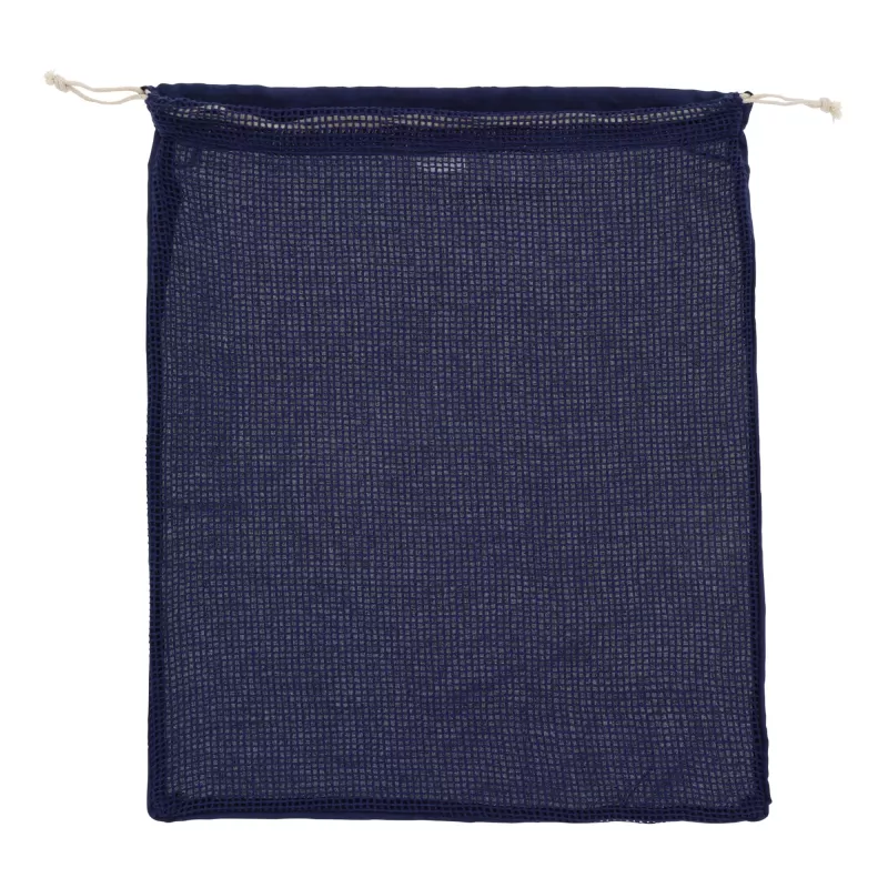Bawełniana torba wielokrotnego użytku na żywność OEKO-TEX® 40x45cm - ciemnoniebieski (LT95211-N0010)