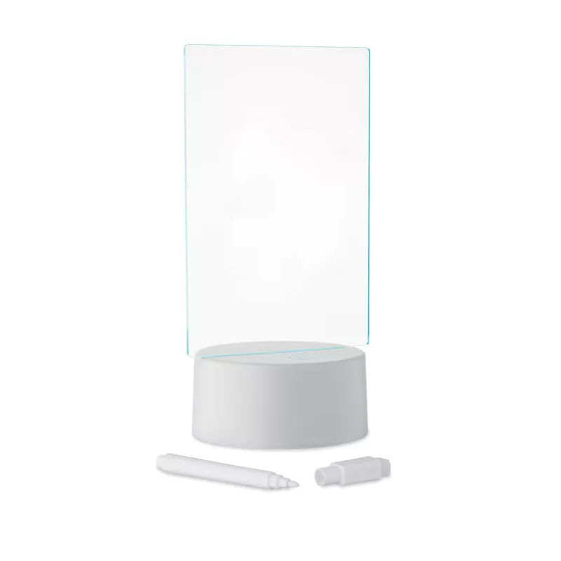 Tablica LED podświetlana z markerem LEDMEMO - Bialy (MO2919-06)