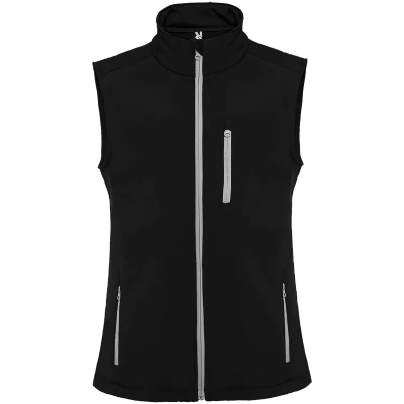 Nevada kamizelka unisex typu softshell - Czarny (R11993O2)