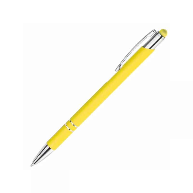 Metalowy długopis reklamowy BELLO Touch Pen - żółty (BELLO-21)
