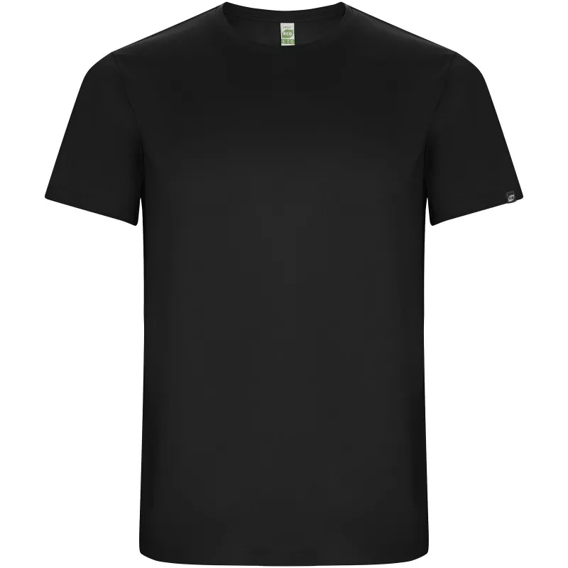 Imola sportowa koszulka dziecięca z krótkim rękawem - Czarny (K0427-BLACK)