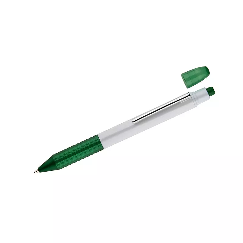 Długopis z zakreślaczem FLUO - zielony (19491-05)