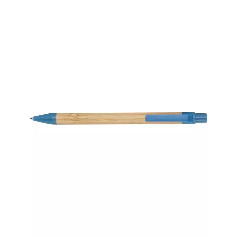 Długopis bambusowy Halle - niebieski (321104)