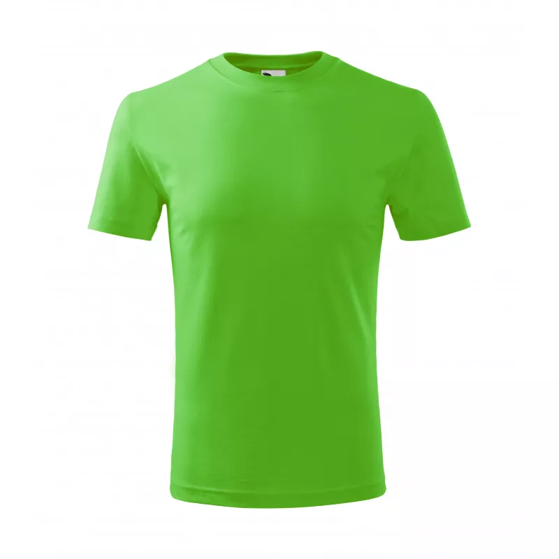 Dziecięca koszulka bawełniana 145g/m² CLASSIC NEW 135 - Green apple (ADLER135-GREEN APPLE)