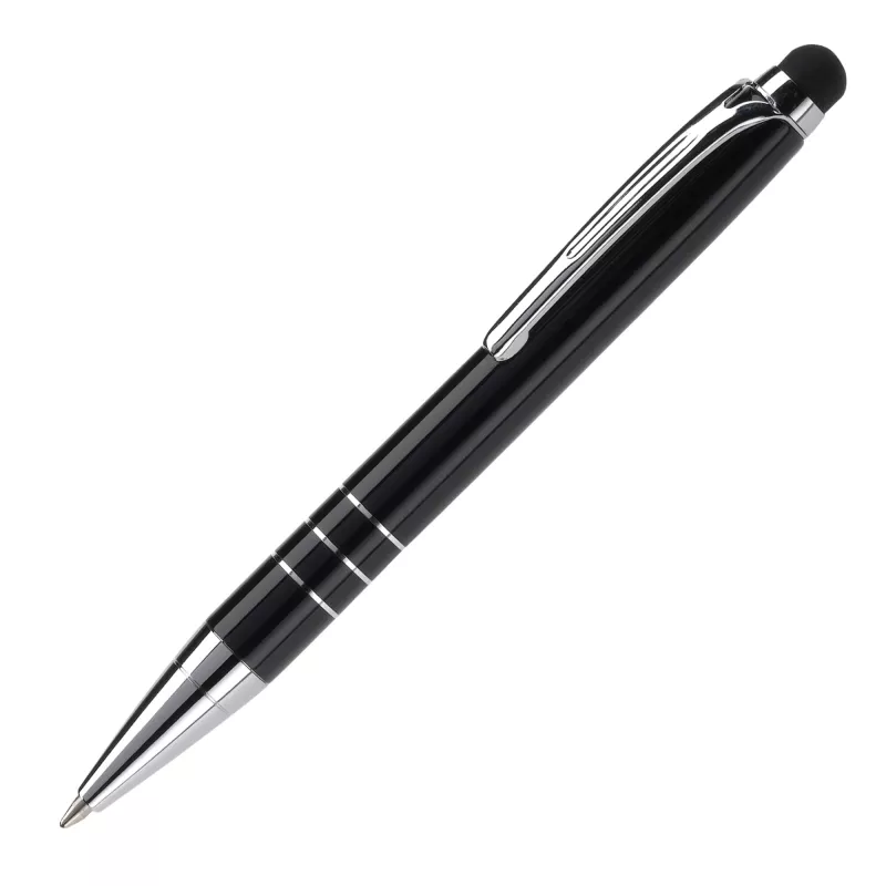 Długopis z dotykowym rysikiem - czarny (LT87558-N0002)
