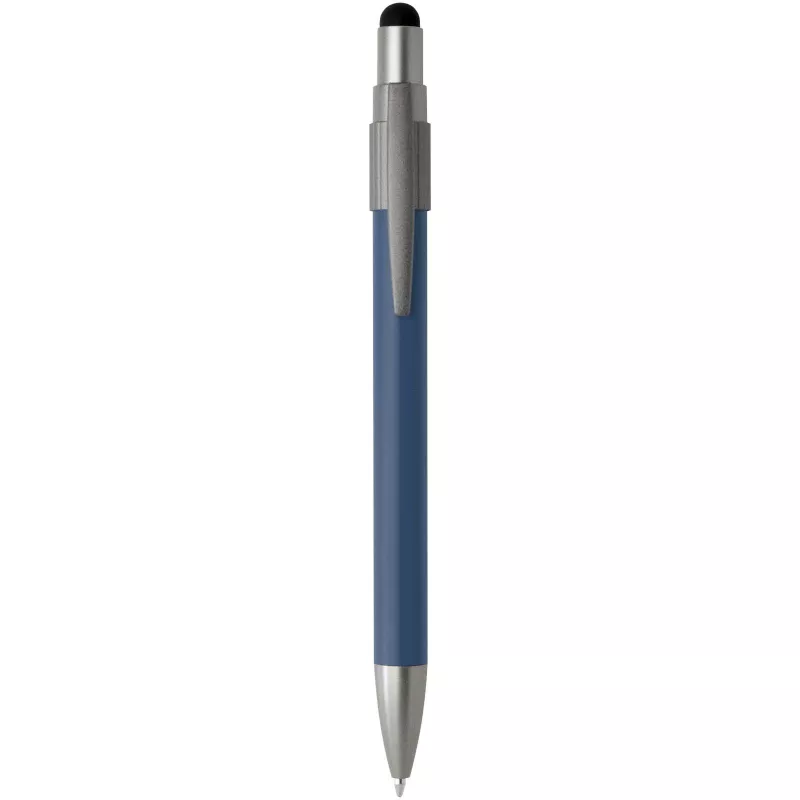 Rill długopis z certyfikatem RCS z recyklingu z rysikiem i fidget spinnerem (czarny tusz) - Błękit oceanu (10644751)