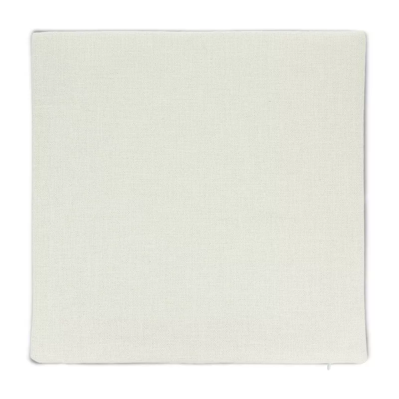 Poszewka z poli-lnu i poduszka 40x40 cm sublimacja - ecru (LT97228-N0054)
