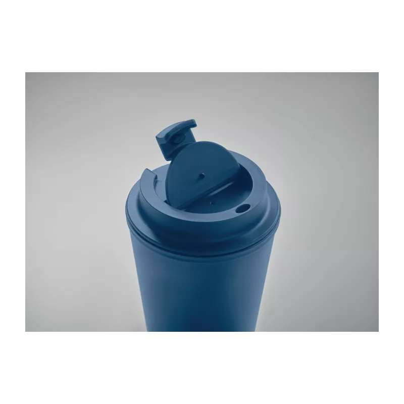 Kubek dwuścienny z PP 300 ml TRIDUS - Niebieski (MO6866-04)