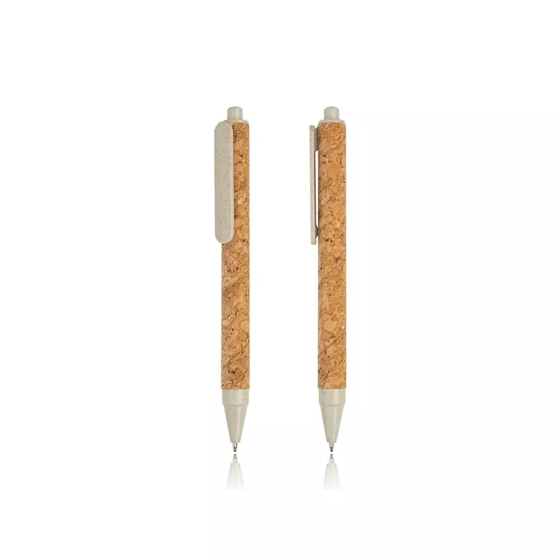 Długopis z korka i włókien pszenicy - Natural (IP13151180)