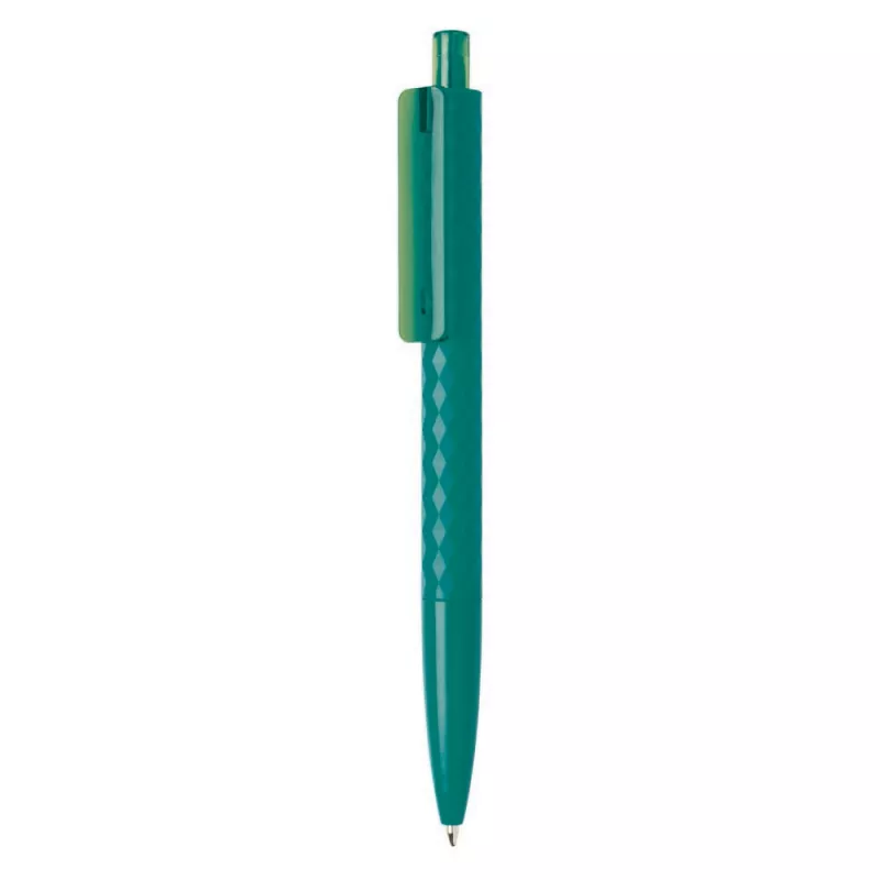 Długopis z diamentowym wzorem i niemieckim wkładem Dokumental® - zielony (V1814-06)