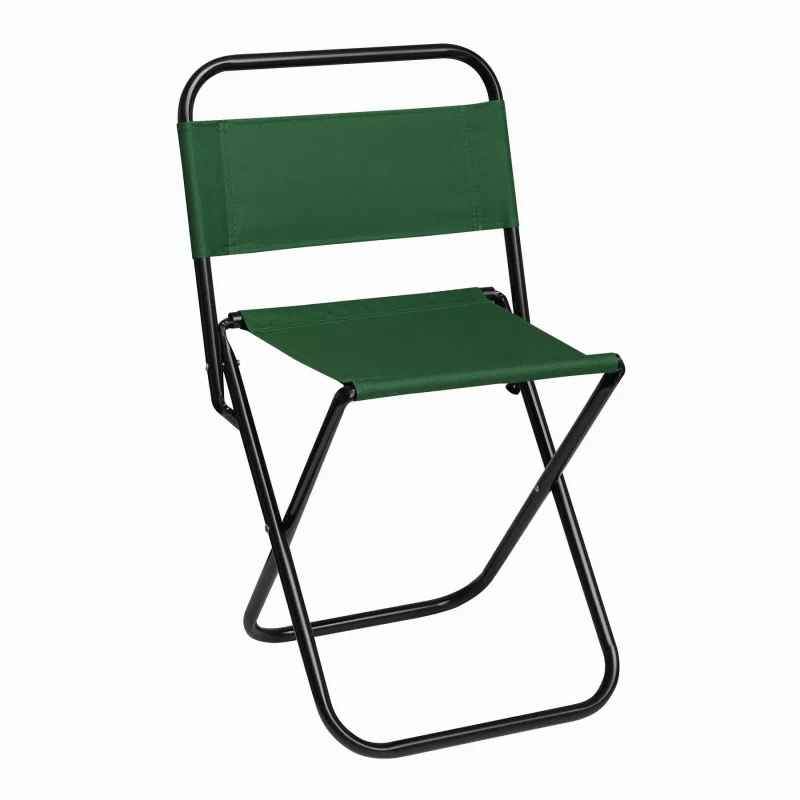 Składane krzesło kempingowe - ciemnozielony (56-0603523)