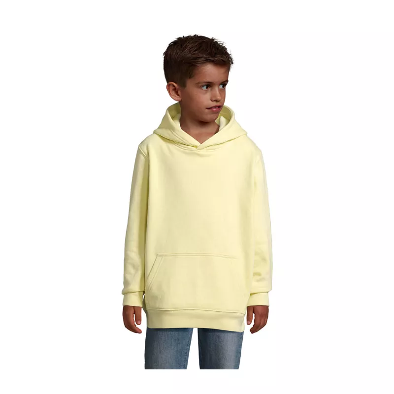 Bluza dziecięca z kapturem Sol's CONDOR KIDS - Jasno Żółty (S04238-LY)