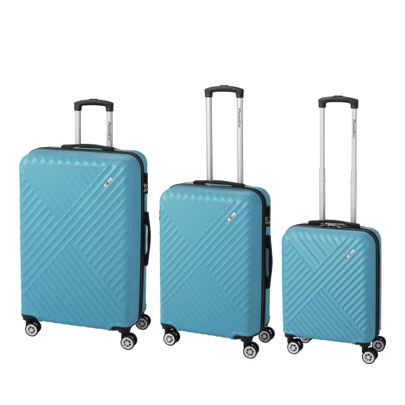 Zestaw walizek - turkusowy (56-2220005)