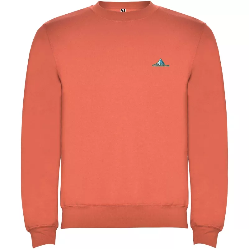 Ulan bluza unisex z zamkiem błyskawicznym na całej długości - Koralowy (K1070-CORAIL)