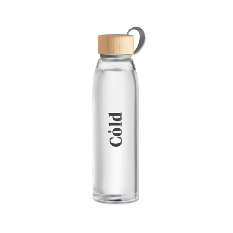 Butelka szklana 500 ml FJORD WHITE - Przezroczysty (MO6246-22)