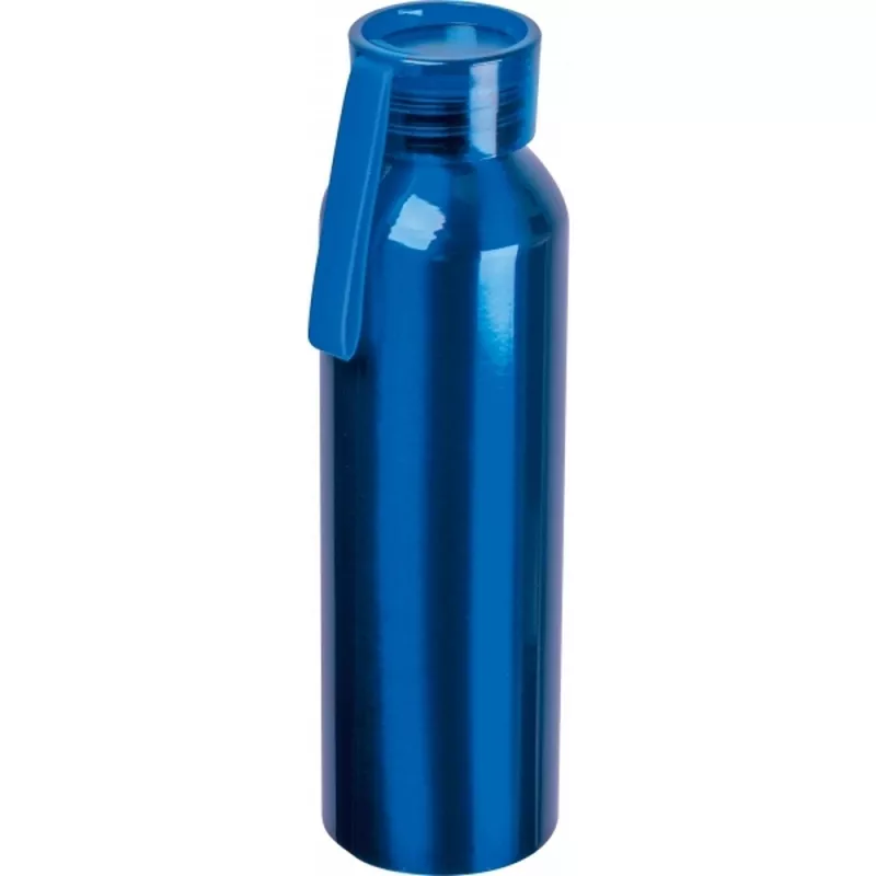 Butelka z aluminium z recyklingu CORK 600 ml - niebieski (424704)