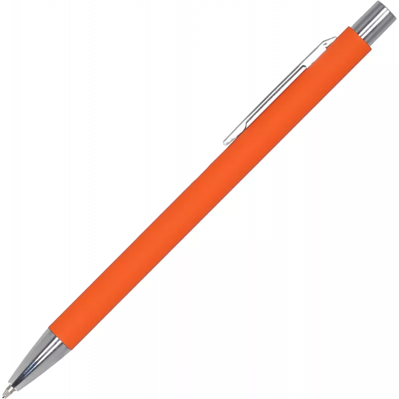 Długopis metalowy soft touch GIORGIO - pomarańczowy (1368010)