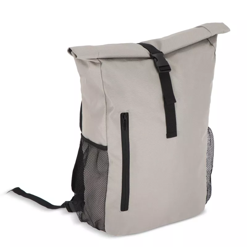 Plecak rowerowy R-PET 600D Rolltop 20L - szary (LT95351-N0061)