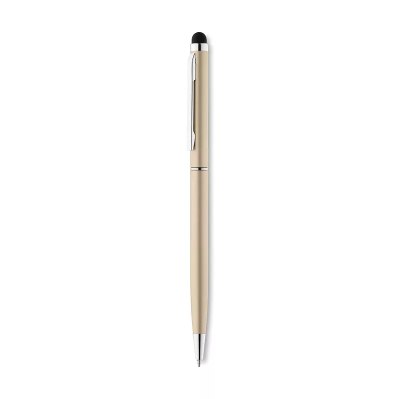 Długopis aluminiowy z rysikiem NEILO TOUCH - Szampan (MO8209-19)