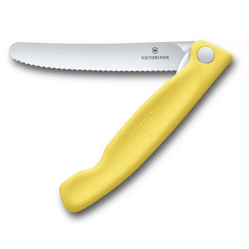 Składany nóż do warzyw i owoców Swiss Classic Victorinox - żółty (67836F8B08)