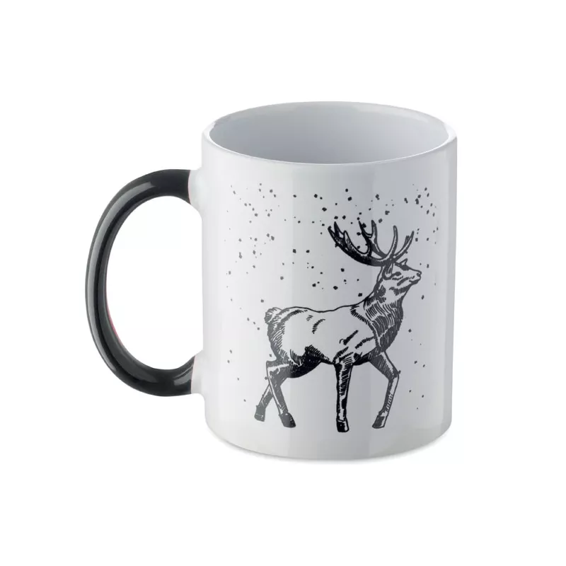 Kubek ceramiczny świąteczny 300 ml FESTIMUG - Czarny (CX1571-03)