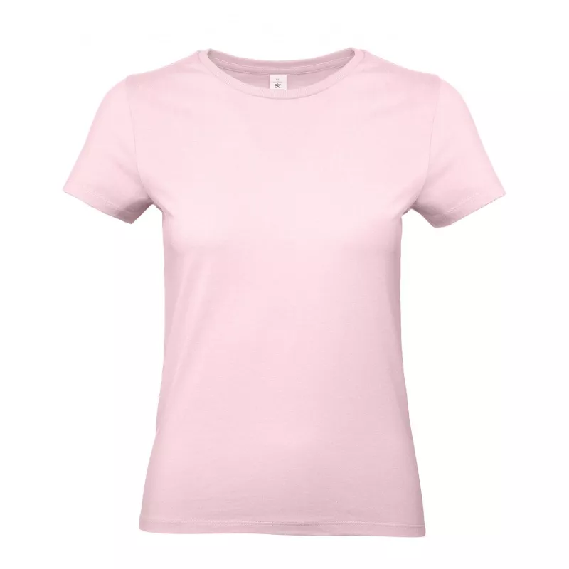 Damska koszulka reklamowa 185 g/m² B&C #E190 / WOMEN - Orchid Pink (303) (TW04T/E190-ORCHID PINK)