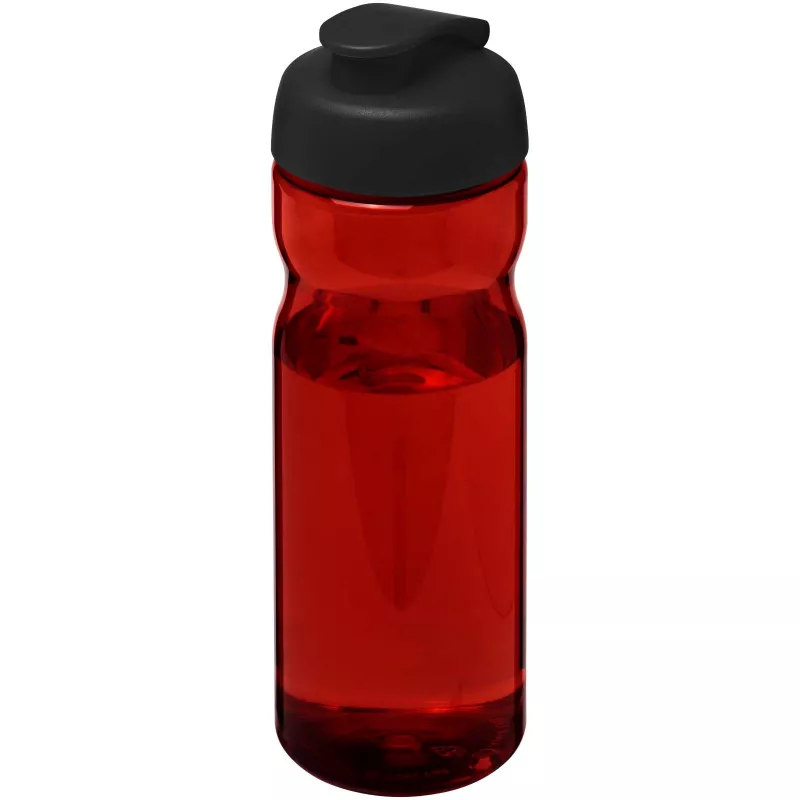 Bidon H2O Eco  z wieczkiem zaciskowym 650 ml - Czarny-Czerwony (21009797)