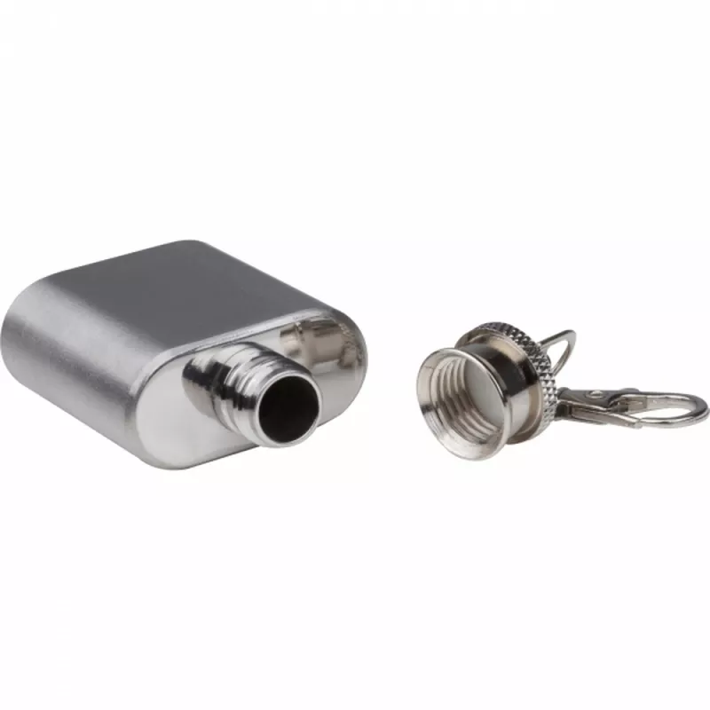 Mini piersiówka brelok 30 ml SARAH - szary (9462007)