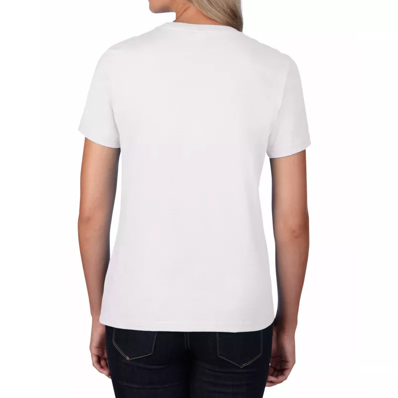 Koszulka bawełniana 185g/m² Gildan Premium Cotton® - DAMSKA - White  (4100L-WHITE)