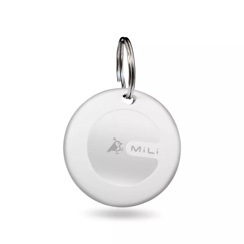 Wodoodporny lokalizator Aqiila Tagbird z brelokiem do kluczy - biały (LT45201-N0001)