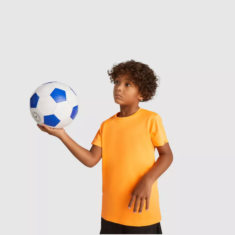 Imola sportowa koszulka dziecięca z krótkim rękawem - Żółty (K0427-YELLOW)