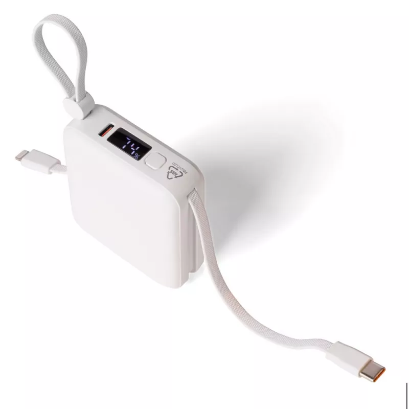 Power bank 10000 mAh - biały (VB100-02)