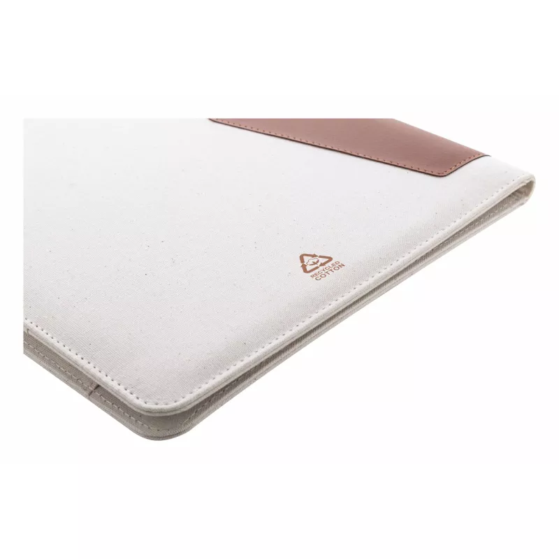 Carbasa A4 teczka na dokumenty z płótna pochodzącego z recyklingu - naturalny-a (AP808295-00)