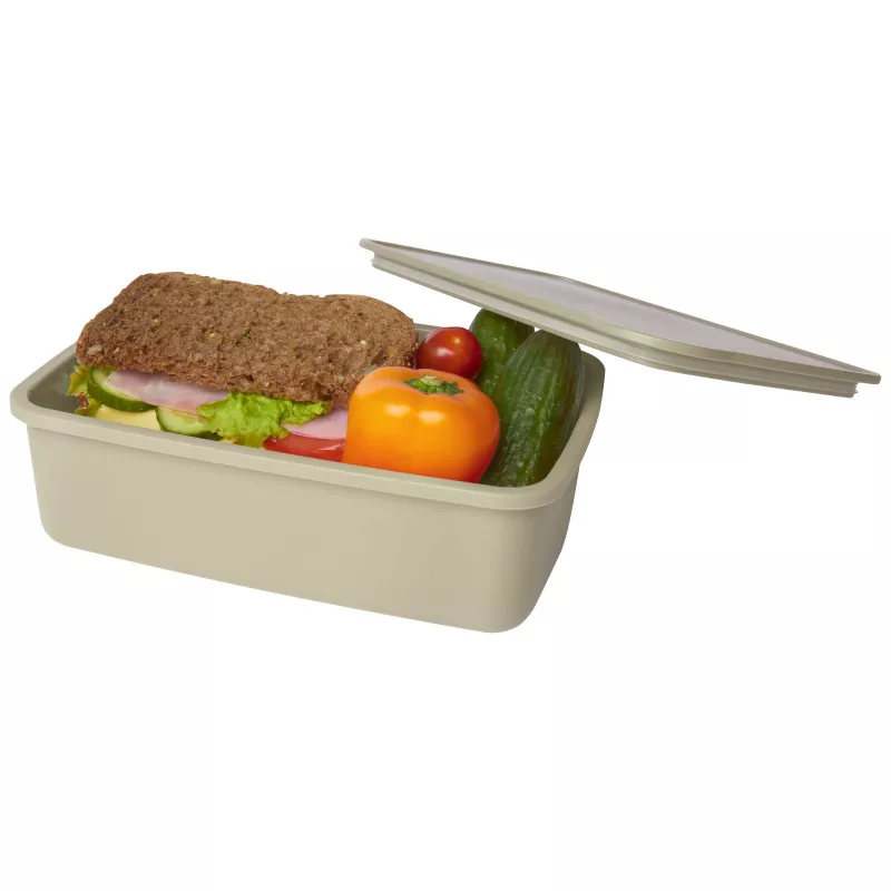 Lunchbox reklamowy 800 ml DOVI z recyklingu - Beżowy (11327402)