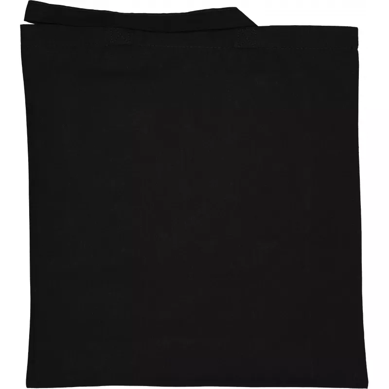 Torba bawełniana z krótkim uchem 140 g/m2 MARSHALL - czarny (6068003)