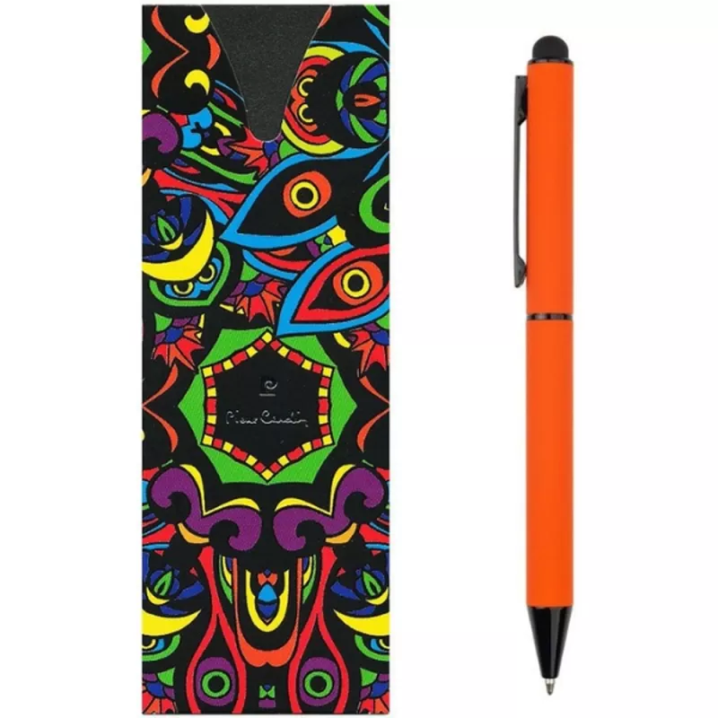 Długopis metalowy touch pen soft touch CELEBRATION Pierre Cardin - pomarańczowy (B0101701IP310)