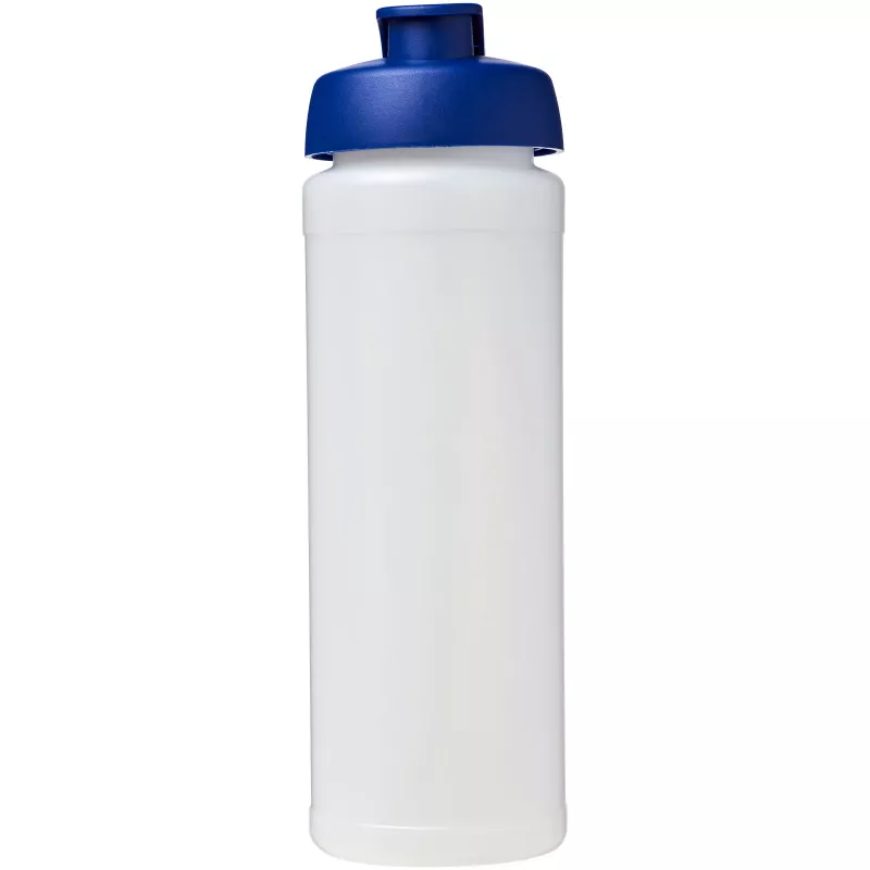 Bidon Baseline® Plus o pojemności 750 ml z wieczkiem zaciskowym i uchwytem - Niebieski-Przezroczysty (21007417)