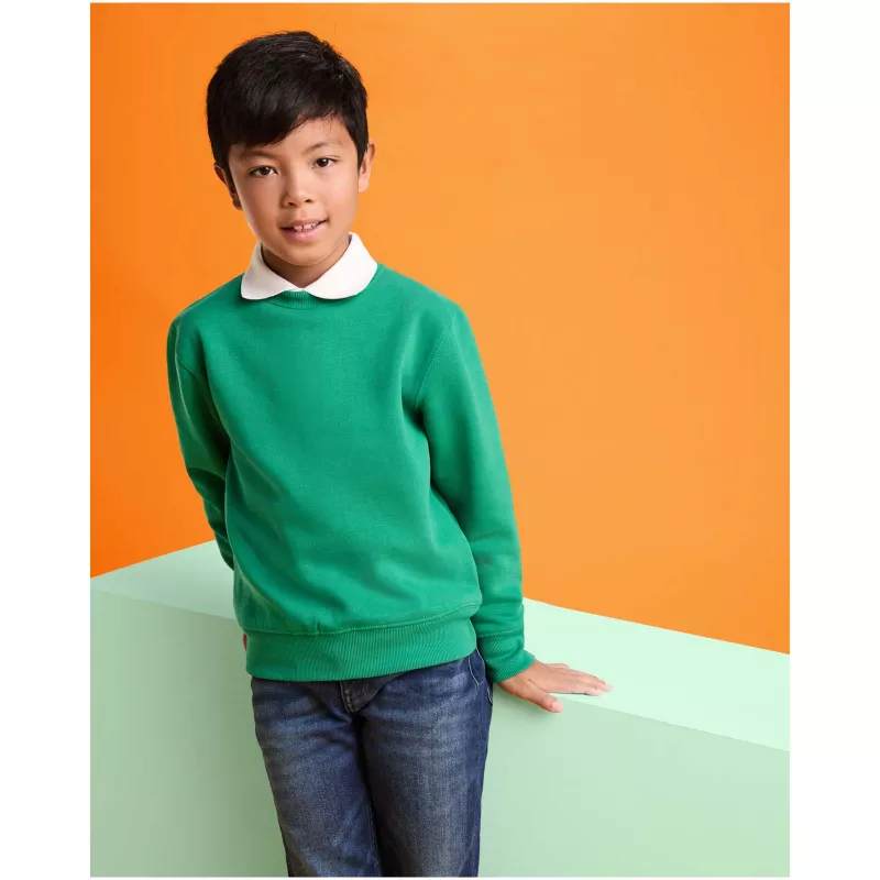 Ulan bluza unisex z zamkiem błyskawicznym na całej długości - Jeziorny niebieski (K1070-BLUELAKE)