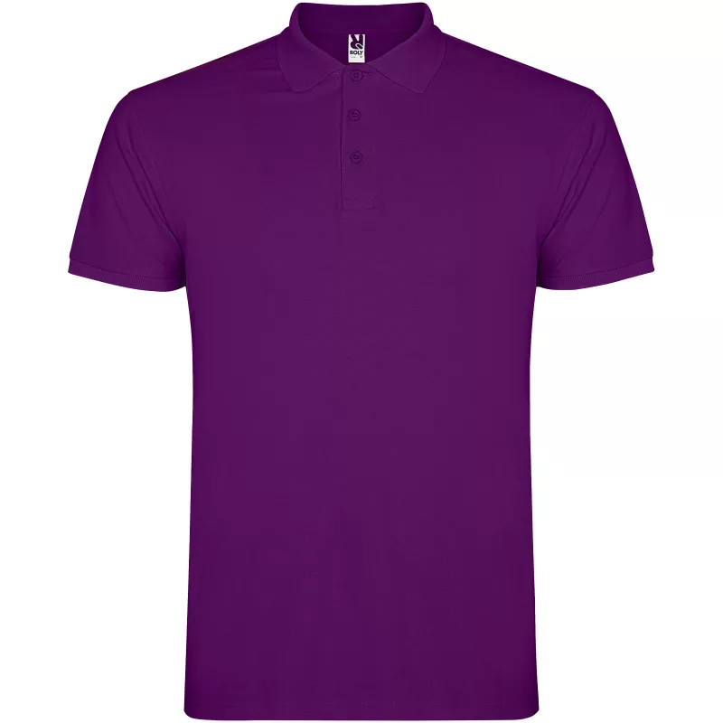 Koszulka polo bawełniana 200 g/m² ROLY STAR 6638 - Fioletowy (R6638-PURPLE)