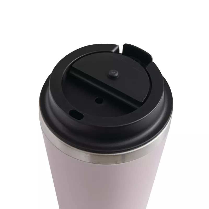 Kubek podróżny 350 ml TAKE & GO dwuścienny - różowy (56-0304645)