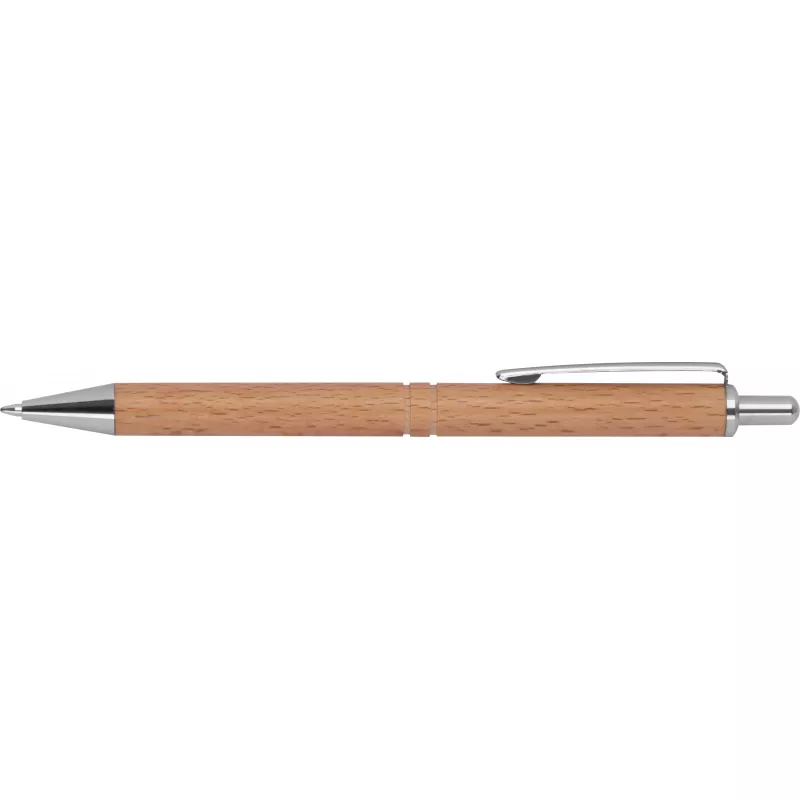 Długopis drewniany - beżowy (1255013)